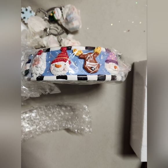 Vintage Seasonal Elements Eight Piece Drink Charm and Bottle Coaster Set - Picture 2 of 5